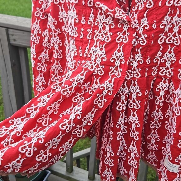 Odd Molly red embroidered jacket size 1 / S - Picture 5 of 9